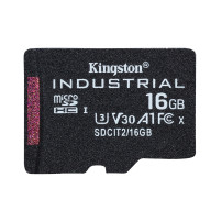 Kingston Technology Scheda microSDHC Industriale 16GB C10 A1 pSLC + Adattatore SD