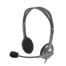 Logitech H110 Auricolare Cablato A Padiglione Ufficio Grigio, Grigio scuro