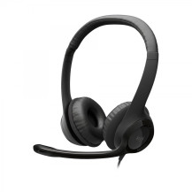 Logitech H390 USB Auricolare Cablato A Padiglione Ufficio USB tipo A Nero