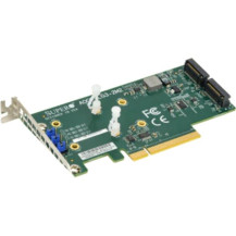 Supermicro AOC-SLG3-2M2 scheda di interfaccia e adattatore Interno M.2