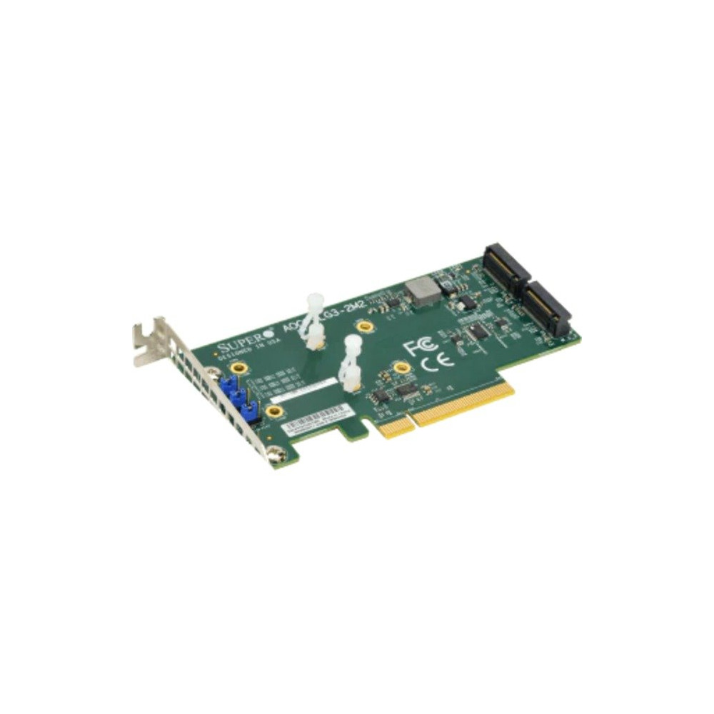 Supermicro AOC-SLG3-2M2 scheda di interfaccia e adattatore Interno M.2