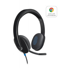 Logitech H540 USB Auricolare Cablato A Padiglione Ufficio USB tipo A Nero