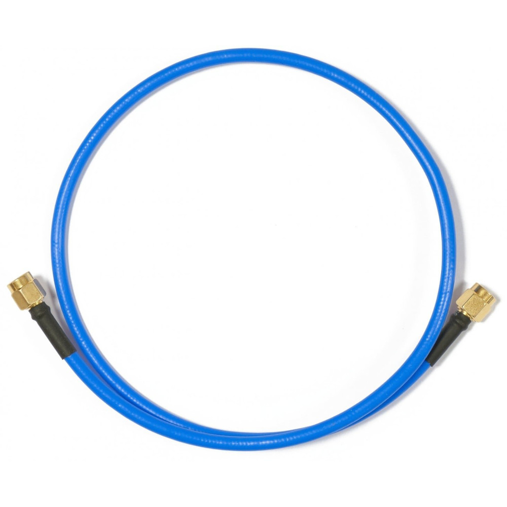 Mikrotik Flex-guide cavo coassiale 0,5 m RPSMA Blu