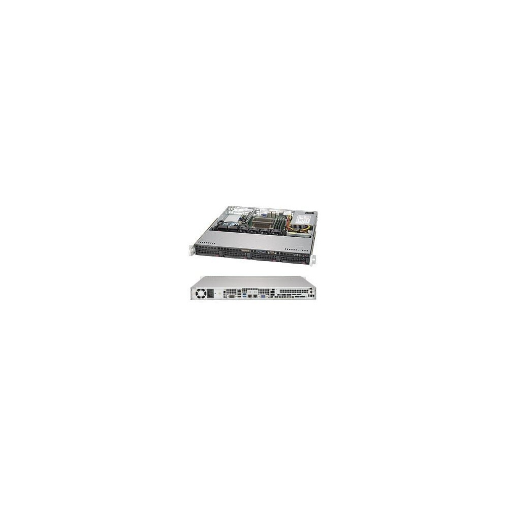 Supermicro SuperChassis 813MFTQC-350CB2 Supporto Nero 350 W