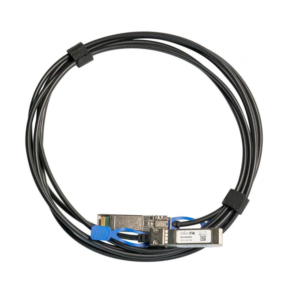 Mikrotik XS+DA0003 cavo InfiniBand 3 m SFP/SFP+/SFP28 Nero