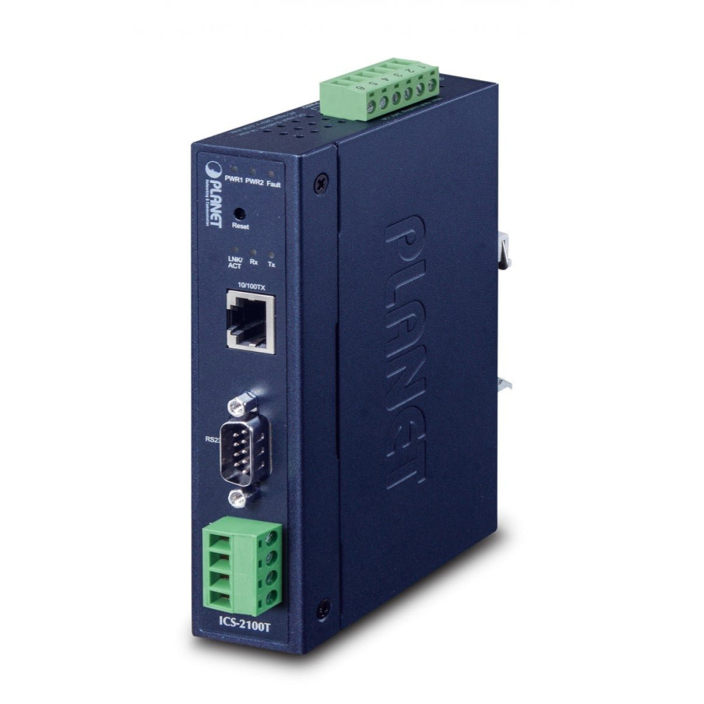 Planet ICS-2100T Interruttore metallico industriale a 1 porta con indicatori LED