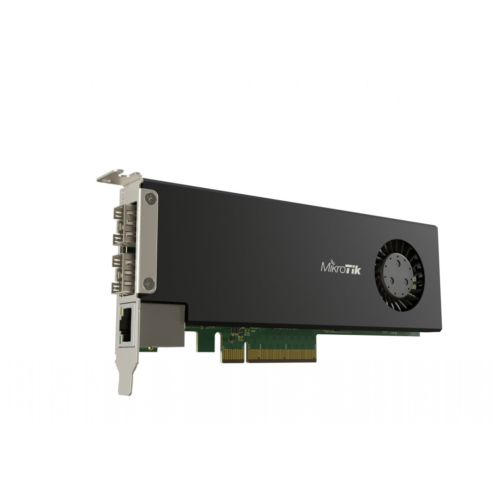MikroTik Cloud Core Router 2004-1G-2XS-PCIe, Network Interface Card, 2x 25G SFP, RouterOS L6
