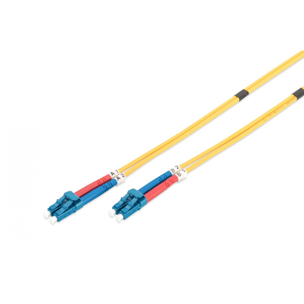 Digitus DK-2933-01 Cavo Patch in Fibra Ottica Monomodale LC a LC 1m OS2 Full Duplex