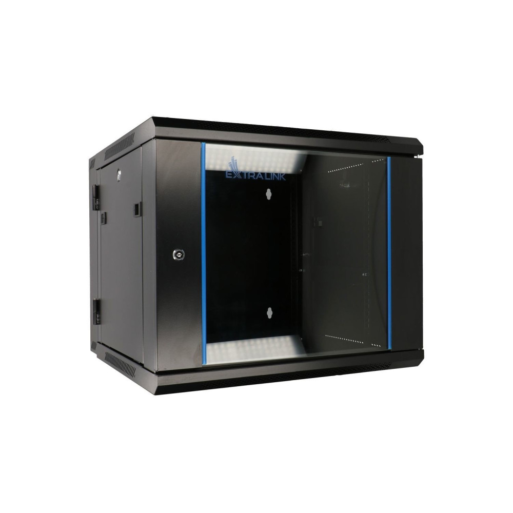 Extralink 6U 600x600 AZH Nero | Armadio per montaggio su rack | a parete, tipo oscillante