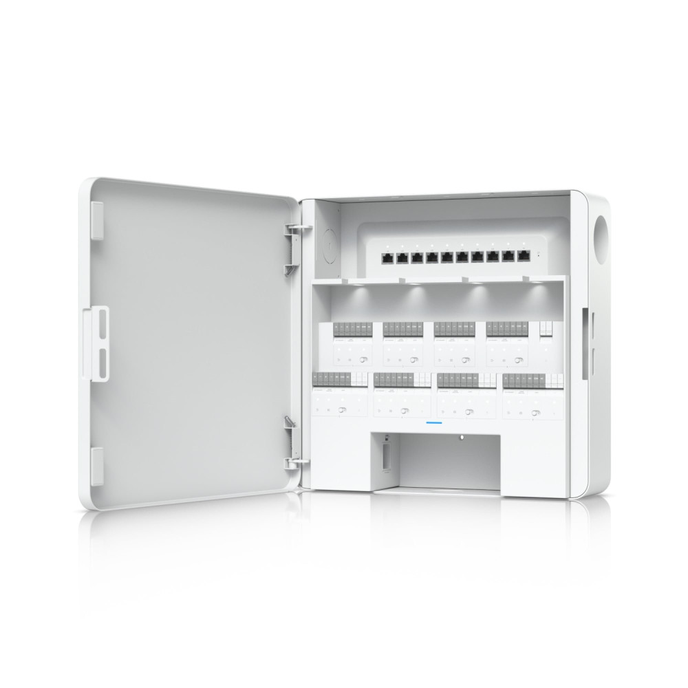 Ubiquiti EAH-8 Hub di accesso di livello enterprise con controllo di ingresso e uscita per otto porte.