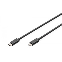 Digitus AK-300138-010-S cavo USB USB 3.2 Gen 2 (3.1 Gen 2) 1 m USB C Nero