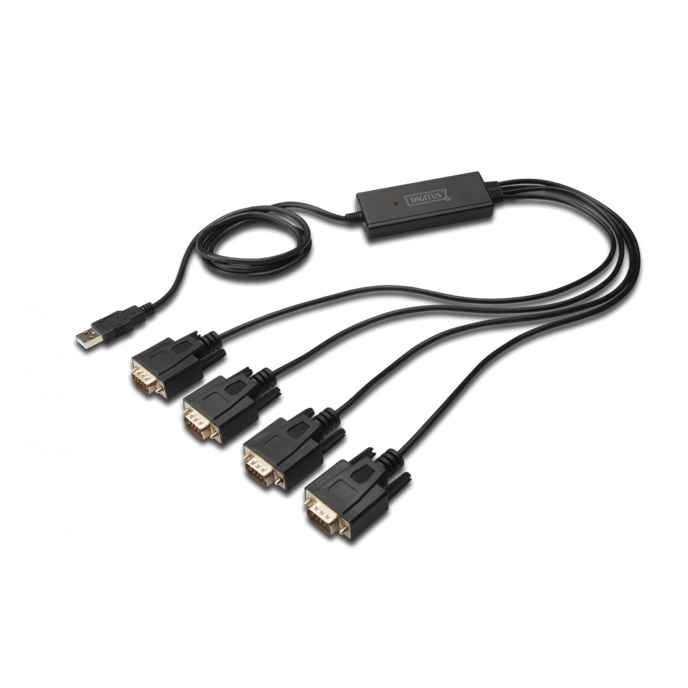Digitus DA-70159 cavo seriale Nero 1,5 m USB tipo A DB-9