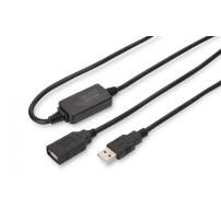 Digitus DA-73101 cavo USB 15 m USB A 0,48 Gbit/s Nero