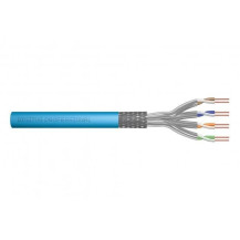 CAT 6A S-FTP installation cable, 500 MHz Eca (LSZH-1), AWG 23/1, 100 m, sx, blue