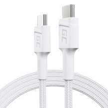 Green Cell KABGC30W cavo USB USB 3.2 Gen 1 (3.1 Gen 1) 1,2 m USB C 0,48 Gbit/s 60 W Bianco