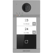 Hikvision DS-KV8213-WME1(C) Stazione Porta Metallica per Ville a 2 Pulsanti