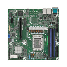 ASRock EC266D4U, 1xSKT LGA 1700, Intel E-2400, C266, SATA, NVMe, 1xM.2, 2xGbE, IPMI