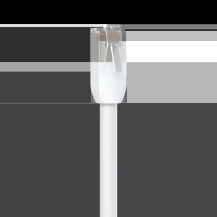 Ubiquiti UACC-Cable-Patch-Outdoor-C6A-3M-W cavo di rete Bianco Cat6a