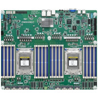 ASRock ROME2D32GM-2T, 1xSKT SP3, AMD EPYC 7003, SoC, SATA, NVMe, 1xM.2, 2x10GbE, IPMI