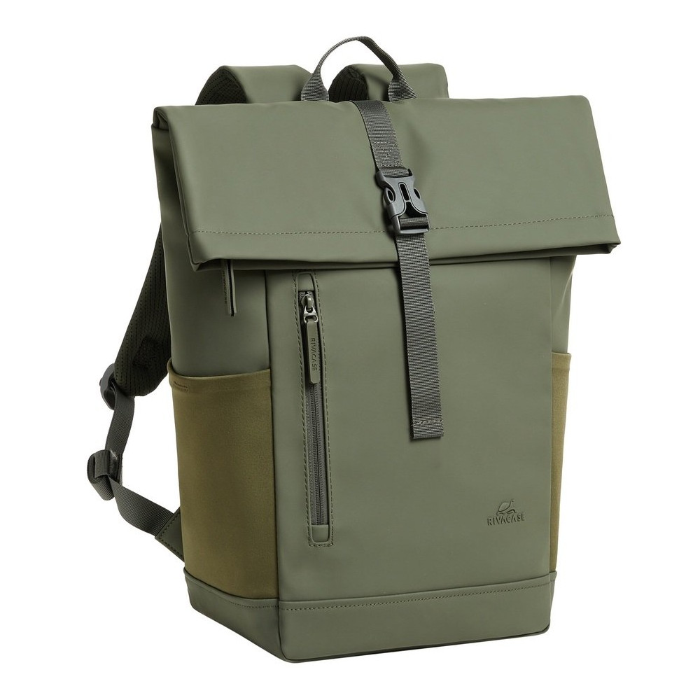 BORSA NB ZAINO 14/15,6 VERDE OLIVA ECO 17L ROLL TOP EDEN