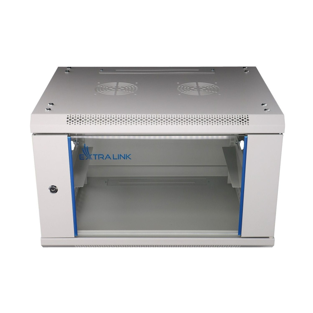 Extralink 6U 600x600 Grigio | Armadio per montaggio su rack | montaggio a parete