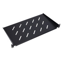Extralink SHELF 1U FOR WALL CABINETS 19\" 250MMX1U BLACK Mensola per scaffale