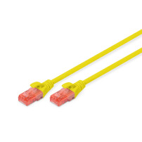 Digitus DK-1612-010/Y cavo di rete Giallo 1 m Cat6 U/UTP (UTP)
