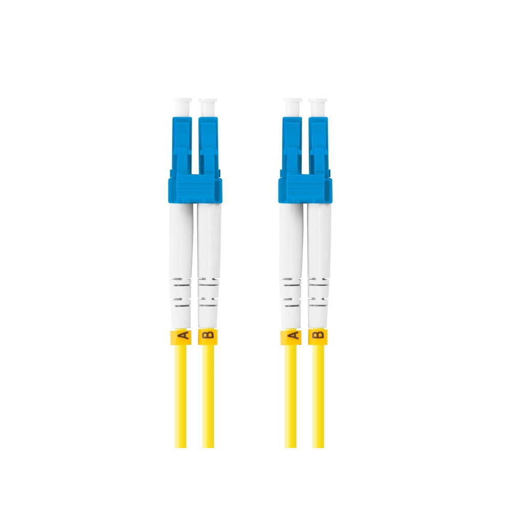 Lanberg FO-LULU-SD11-0020-YE cavo InfiniBand e in fibra ottica 2 m LC Giallo