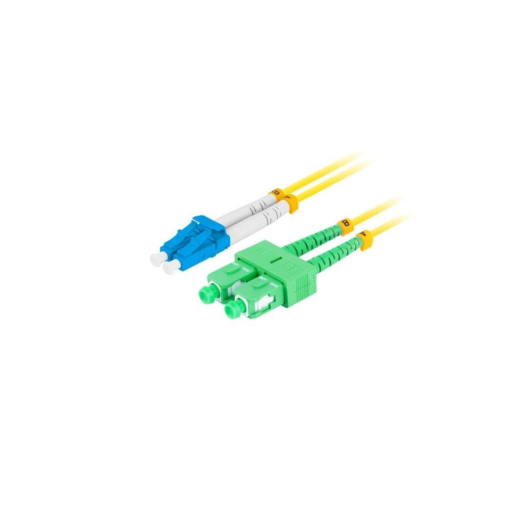 Lanberg FO-LUSA-SD11-0020-YE cavo InfiniBand e in fibra ottica 2 m SC LC LC/SC Giallo