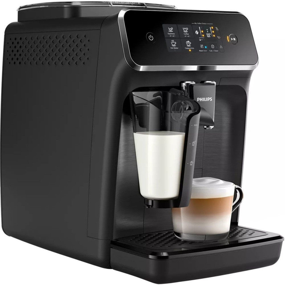 Philips 2200 series LatteGo EP2230/10 Macchina da caffè automatica, 4 bevande, cappuccinatore, 1.8 L, macine in ceramica, Macchi