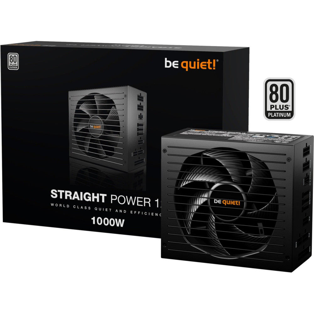 be quiet! BN338 alimentatore per computer 1000 W 20+4 pin ATX ATX Nero, Alimentatore PC