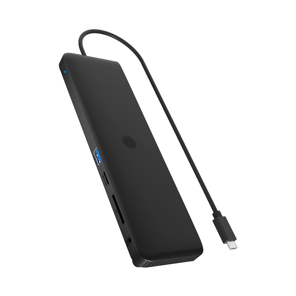 ICY BOX IB-DK2116-C Docking USB 3.2 Gen 2 (3.1 Gen 2) Type-C Nero, Docking station