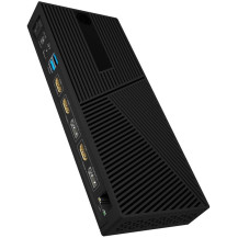 ICY BOX IB-DK2246AC Cablato USB 3.2 Gen 2 (3.1 Gen 2) Type-A Nero, Docking station