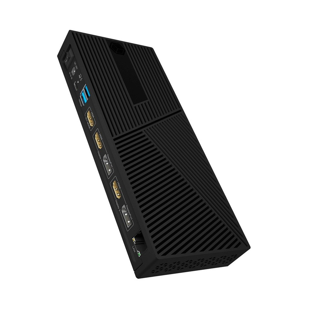 ICY BOX IB-DK2246AC Cablato USB 3.2 Gen 2 (3.1 Gen 2) Type-A Nero, Docking station