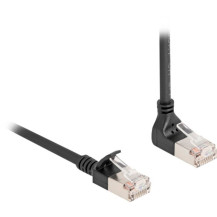 DeLOCK Cavo patch RJ-45 Cat.6a S/FTP, Slim 90° angolato