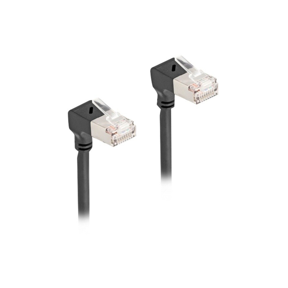 DeLOCK Cavo patch RJ-45 Cat.6a S/FTP, Slim 90° angolato