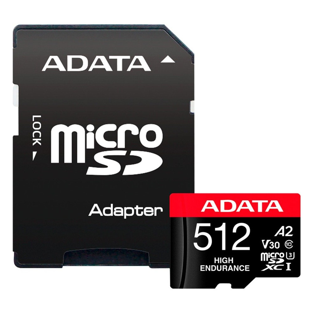 ADATA High Endurance 512 GB MicroSDXC UHS-I Classe 10, Scheda di memoria