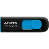 ADATA UV128 unità flash USB 512 GB USB tipo A 3.2 Gen 1 (3.1 Gen 1) Nero, Blu, Chiavetta USB