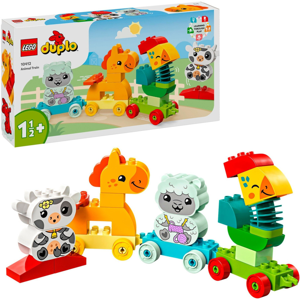 LEGO DUPLO Il treno degli animali, Giochi di costruzione