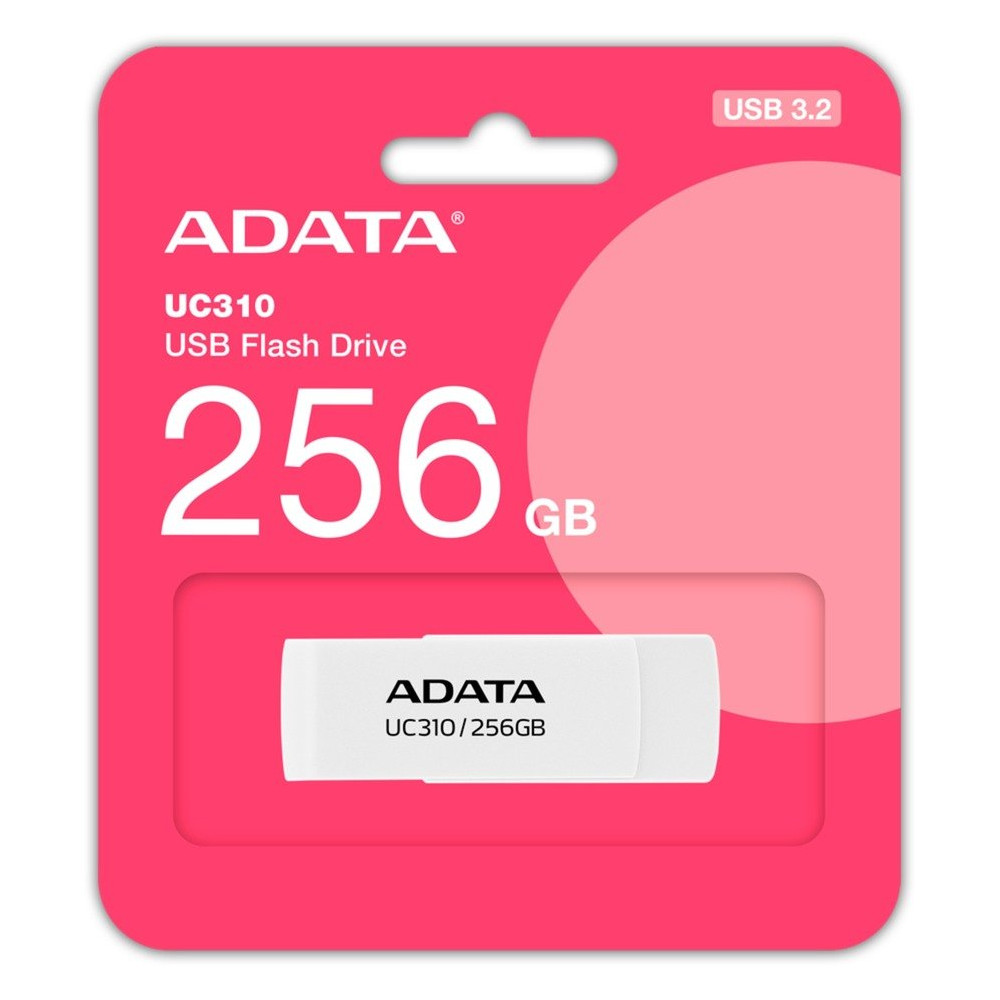 ADATA UC310 unità flash USB 256 GB USB tipo A 3.2 Gen 1 (3.1 Gen 1) Bianco, Chiavetta USB