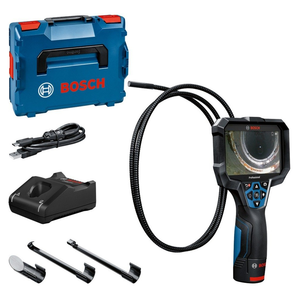 Bosch GIC 12V-5-27 C PROFESSIONAL telecamera di ispezione industriale 8,3 mm Sonda flessibile e facile da gestire IP67, IP54, Ma
