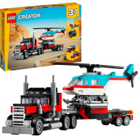 LEGO Creator Autocarro con elicottero, Giochi di costruzione