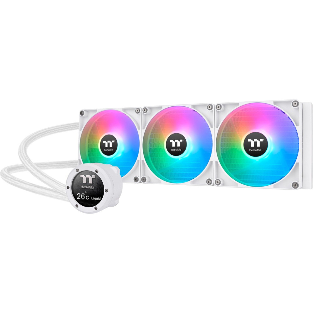 Thermaltake Raffreddatore liquido AIO TH420 V2 Ultra ARGB Sync Snow Edition, Raffreddamento ad acqua