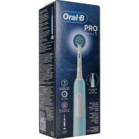 Braun Pro 1 Cross Action Adulto Spazzolino rotante Blu, Bianco, Spazzolino da denti elettrico