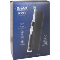 Braun Pro 1 Cross Action Adulto Spazzolino rotante-oscillante Nero, Spazzolino da denti elettrico