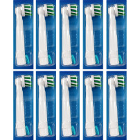 Braun Testine di ricambio Oral-B Pro CrossAction, confezione da 10, Testina
