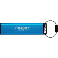 Kingston IronKey Keypad 200C USB-C da 512 GB, FIPS 140-3 livello 3 AES-256, Chiavetta USB