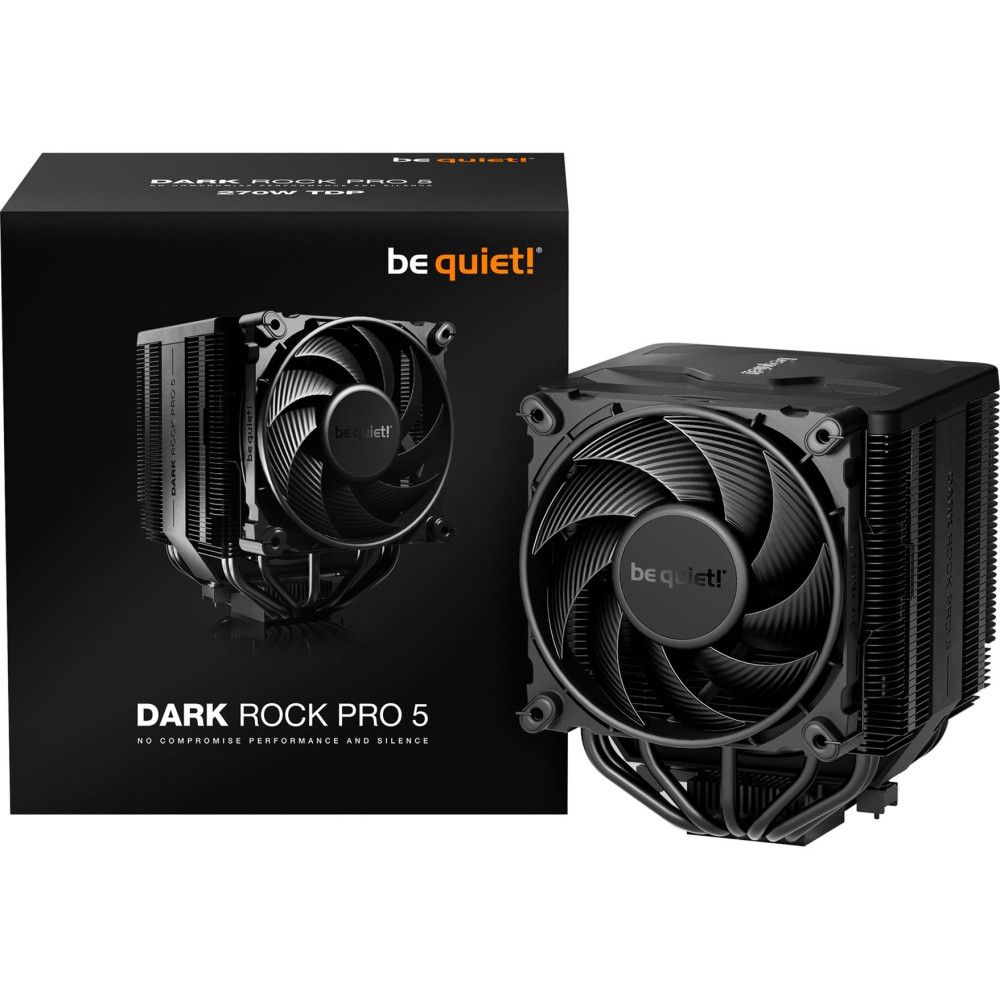 be quiet! Dark Rock Pro 5 Processore Raffreddatore d'aria 120/135 mm Nero 1 pz, raffreddamento CPU