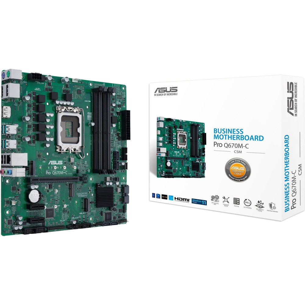 ASUS PRO Q670M-C-CSM Intel Q670 LGA 1700 micro ATX