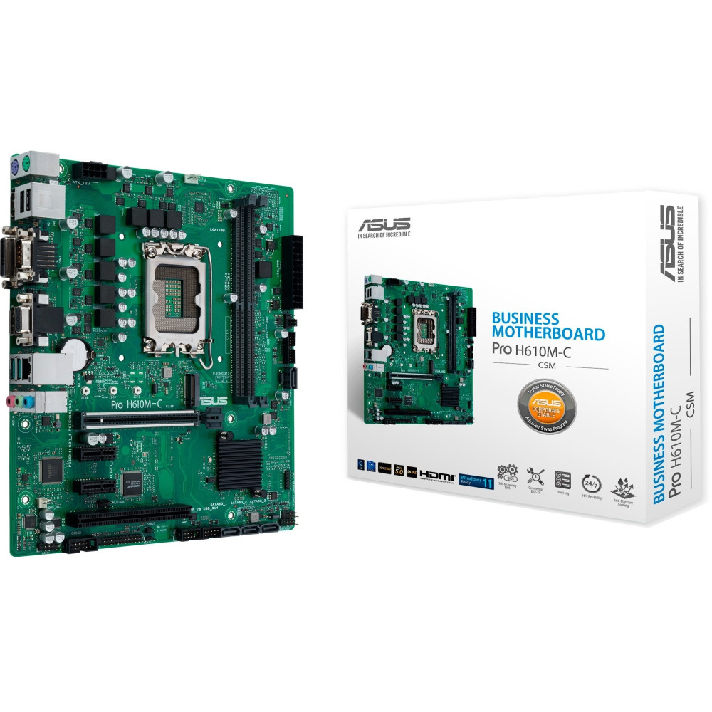 ASUS Pro H610M-C-CSM Intel H610 LGA 1700 micro ATX, Scheda madre